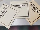 Rare Vintage set of 3 opus test records vinyl L p's volume 1, 2, 3  top shape