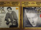Elvis Greatest Hits Golden Singles Vol I & II Gold Colored 45s New