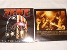 ZEKE, `TIL THE LIVIN` END, BLUE VINYL LP. PUNK / ROCK N ROLL / GARAGE.