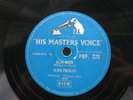 ELVIS PRESLEY 78 RPM BLUE MOON / I DON'T CARE IF THE SUN.. 1956 UK HMV POP. 272