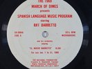 Latin Soul 45 RAY BARRETTO/CELIA CRUZ El Nuevo 1969 March Of Dimes radio spot