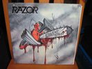 RAZOR LP VIOLENT RESTITUTSION, schw. Vinyl, 1988, STEAM HAMMER, Slayer, Kreator