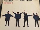 The Beatles Help LP vinyl yellow and black label stereo