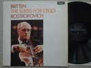 ROSTROPOVICH - DECCA SXL 6393 ED4 - BRITTEN - CELLO SUITES OP.72 / OP.80