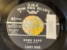 R&B Popcorn Soul Dancer 45 Larry Bene Come Back TIN PAN ALLEY HEAR