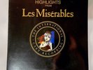 1988 Highlights From Les Miserables International Cast Vinyl VG++