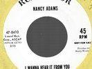 Nancy Adams Northern Soul WLP 45 On RCA #47-8410, VG+