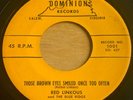 Red Linkous -Those Brown Eyes Smiled- VA Hillbilly Bluegrass 45 on Dominion Hear