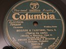 12” UKRAINIAN Columbia 78 RPM Ewgen Zukowsky Z Hurtom 70019-F E