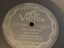 BLUES Victor 78 RPM (Alfoncy) Harris & Harris - That Same Cat 21285 V++/E-