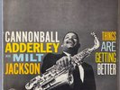 Cannonball Adderley  Milt Jackson Things Are Getting Better Riverside Mono LP Ex