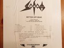 Sodom - Better Off Dead, Vinyl,  Promo LP, TOP, SPV Steamhammer, 1990