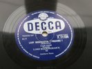 LORD ROCKINGHAM 'S  X1 1959 UK 78 LADY ROCKINGHAM  I PRESUME  DECCA F.11104  EX