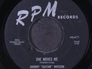 JOHNNY GUITAR WATSON: she moves me / love me baby RPM 7