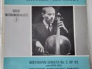 HMV HQM 1079 UK ED 1 E. FEUERMANN Cello BEETHOVEN SCHUBERT SONATAS MOORE HESS