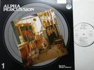 Penta Flowers LP PEL 0101: Alpha Percussion / Giovanni Cristiani RARE