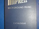Impress Background Musiccatalogue for library music late 1950s to mid 1960s