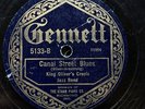 KING OLIVER’S CREOLE JAZZ BAND ‘CANAL STREET BLUES’ GENNETT 78- CENTENNIAL JAZZ