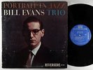 Bill Evans Trio - Portrait In Jazz LP - Riverside - RM 12-315 Mono VG+