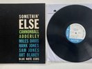 MILES DAVIS CANNONBALL ADDERLEY Somethin' Else LP BLUE NOTE BLP 1595 EAR DG MONO