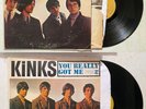 LP Lot: The Kinks: You Really Got Me + Kinks-Size: vinyl record