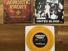 Agnostic Front United Blood 7” Gold /400 NYHC bad brains cro mags antidote mob