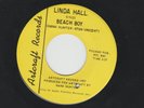 DOOWOP  SURF TEEN - 45 - LINDA HALL & GROUP - BEACH BOY - HEAR - 1965 ARTCRAFT