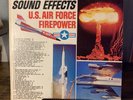 Vtg 1962 U.S. AIR FORCE FIREPOWER SOUND EFFECTS LP DFS 7012 AF Untested