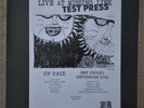 Test Press EDDY CURRENT SUPPRESSION RING/UV RACE Split LP Live At Missing Link