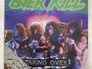OVER KILL - TAKING OVER - 1987 MEXICAN LP + INSERT, SERIE ROCKER THRASH METAL