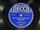 78 RPM -- Lonnie Johnson, Decca 7445 - Blues For The West End, E+ Guitar Solo