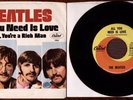 THE BEATLES-Capitol 7”45 W/PS-All You Need Is Love/Baby You’re A Rich Man 1967