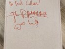 JOHNNY ROTTEN  Signed WDRE Letterhead Paper - Personalized SEX PISTOLS PIL