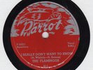rare extra clean doo-wop 78/THE FLAMINGOS/GET WITH IT/Parrot P-53219