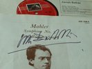 Mahler Symphony No. 5 Barbirolli EMI ASD 2518-9 WITH SIGNED INLAY BY BARBIROLLI