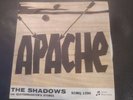 THE SHADOWS  APACHE 45 GIRI ITALIA 1960 SCMQ 1390 NUOVO MAI USATO