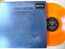 NEW ORDER - In Order Nr MINT promo-only ORANGE VINYL '93 Qwest lp Blue Monday +5