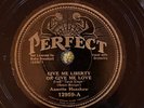 Perfect 12959 ANNETTE HANSHAW Give Me Liberty Or Give Me Love  78 rpm  1933  V+
