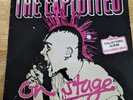 The Exploited On Stage 1981 Punk LP live on pink vinyl original version