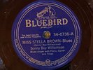 bluebird 34-0736 Sonny Boy Williamson MISS STELLS BROWN Blues 78 rpm STORE STOCK