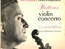 EMI ASD-377 BEETHOVEN VIOLIN CONCERTO SILVESTRI MENUHIN UK 1960 LP FIRST