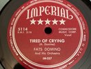 R&B Imperial 78 RPM Fats Domino - Tired Of Crying 5114 E+/V++