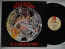 TANK This Means War LP 1983 UK Near Mint