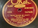 LOUIS ARMSTRONG You're Driving Me Crazy  / The Peanut Vendor 1934 Okeh 4147 in V