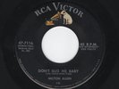 '57 Rockabilly MILTON ALLEN Don't Bug Me Baby/Jamboree RCA M- HEAR BOTH
