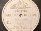 Nellie Melba – 78 rpm Victor Mauve 95015: Traviata-Sempre libera; V cond