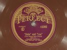 78 RPM - Babe Ruth and Lou Gehrig, Perfect 12382, E  Baseball Personality Sports