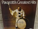 Luciano Pavarotti Pavarotti's Greatest Hits Album Record Signed Autographed