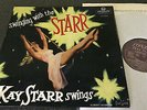 KAY STARR-SWINGING WITH THE STARR-UK LONDON 1956 VINYL LP-BARNEY BIGARD  VG+/EX+