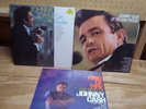 3 Johnny Cash Vinyl Records - Get Rhythm, Folson Prison & Ring of Fire Best Of